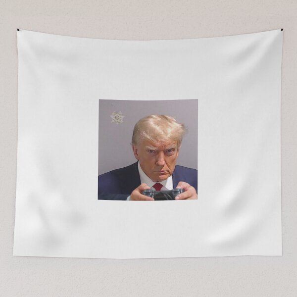 Item preview, Gamer Donald Trump Mugshot designed and sold by letsgobabey.