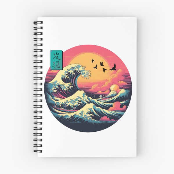 Item preview, The Great Wave Retro designed and sold by NateCF.