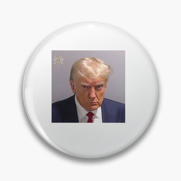 Item preview, Trump Mugshot from Georgia white text designed and sold by SeeSayDesign.