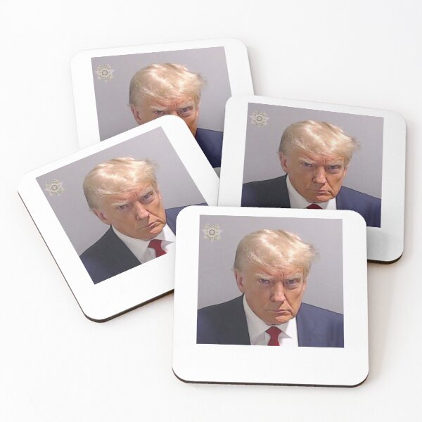 Item preview, Trump Mugshot from Georgia white text designed and sold by SeeSayDesign.