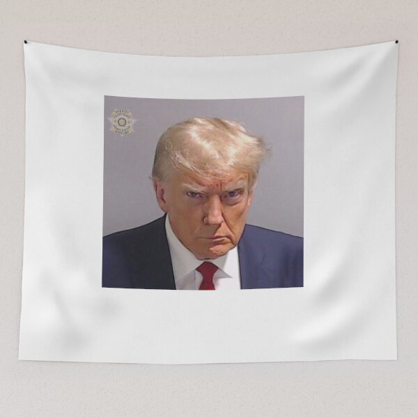 Item preview, Trump Mugshot from Georgia white text designed and sold by SeeSayDesign.