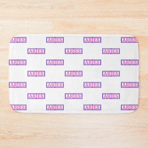 Item preview, Aries Rectangular Plate designed and sold by MysticZodiac.