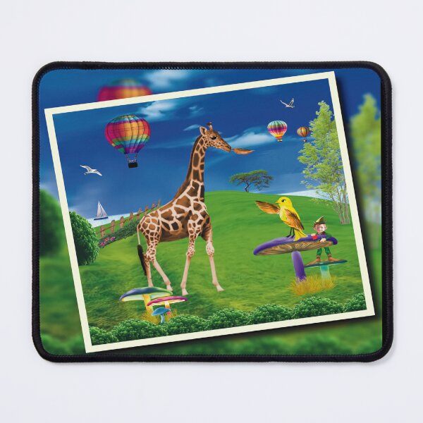 Item preview, Giraffe Eating Feather designed and sold by Genson.