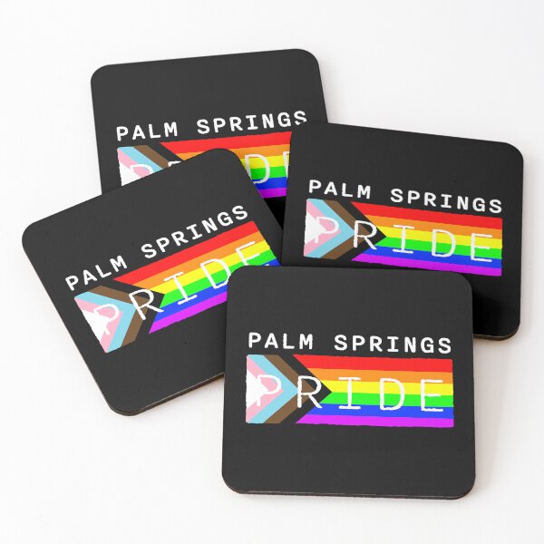 Item preview, Palm Springs Pride with white text designed and sold by disgracedtees.