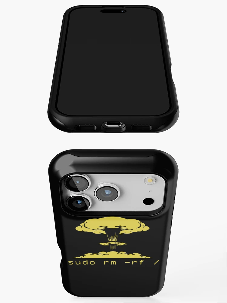 Thumbnail 3 of 4, iPhone Case, Sudo Rm-Rf designed and sold by KalynnPan.