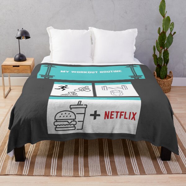 Item preview, My Workout Routine, Funny Gym, NETFLIX designed and sold by NostalgicLatin.