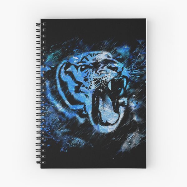 Item preview, Tiger Abstract Design In Shades Of Blue designed and sold by Heathermarie321.