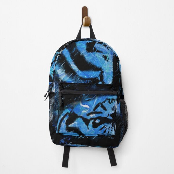 Item preview, Tiger Abstract Design In Shades Of Blue designed and sold by Heathermarie321.
