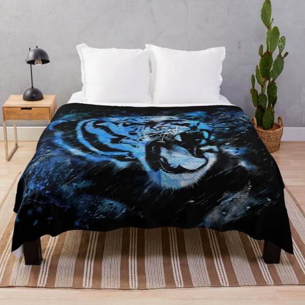 Item preview, Tiger Abstract Design In Shades Of Blue designed and sold by Heathermarie321.
