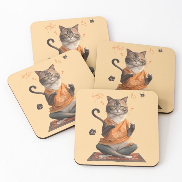 Item preview, Cat Meme: Yoga Poses by Feline Experts designed and sold by Paolospresent.