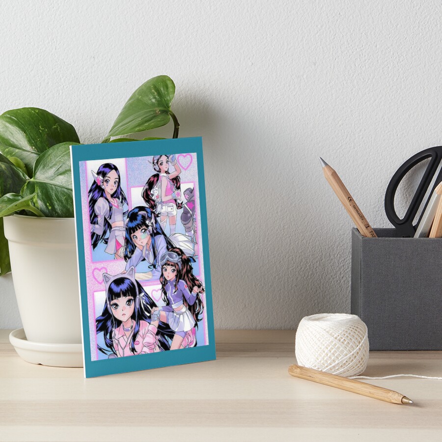 New Jeans aesthetic Get up Album cute wallpaper Sticker Art Board Print  for Sale by Bevatronk