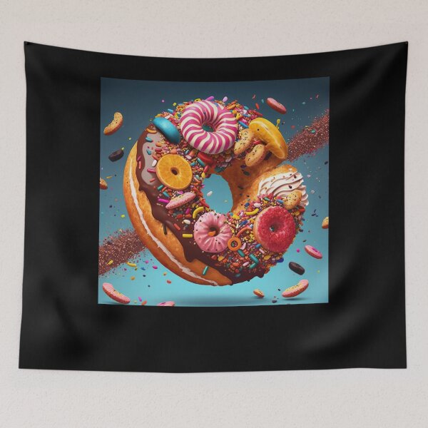 Item preview, cartoon donut  designed and sold by TRINITYDRIGUEZ.
