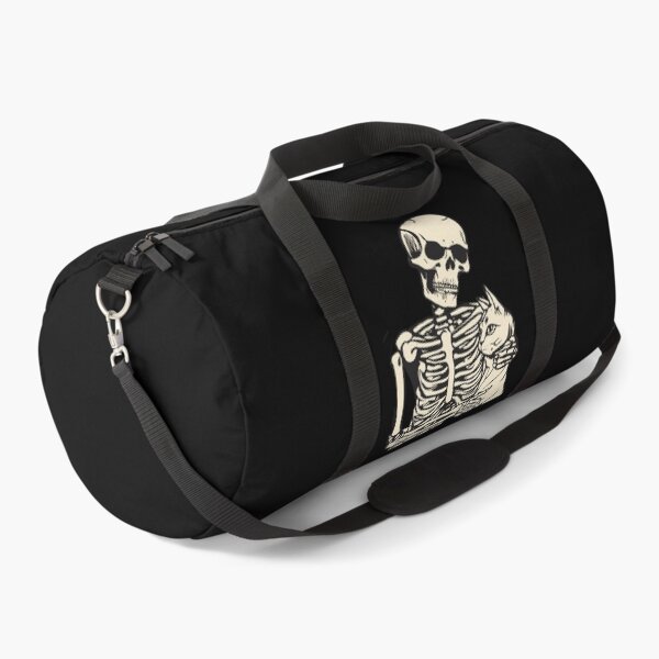 Item preview, Skeleton Holding A Cat Lazy Halloween Costume of Skull Cats Lover designed and sold by alenaz.