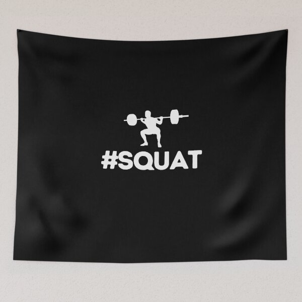 Item preview, #Squat, Powerlifting Gift designed and sold by NostalgicLatin.