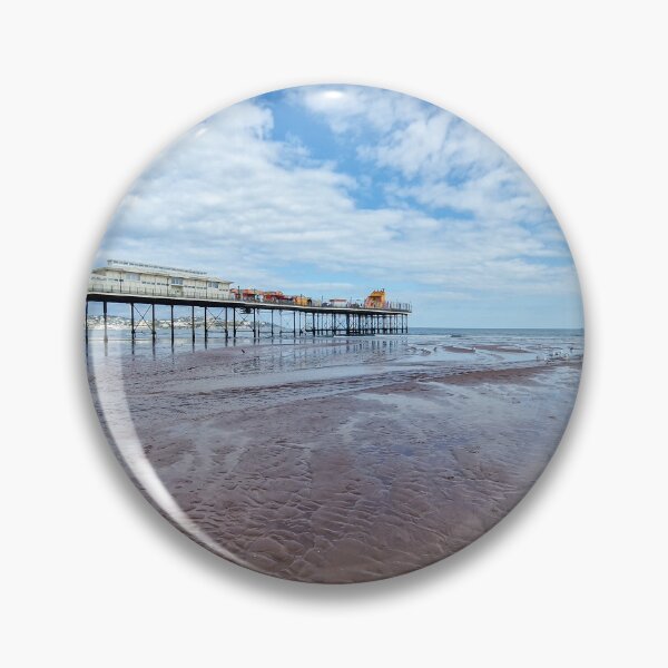 Item preview, Scenic View of Paignton Pier During Low Tide designed and sold by rawshutterbug.