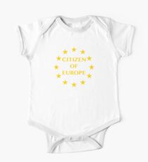 Citizen of Europe Short Sleeve Baby One-Piece