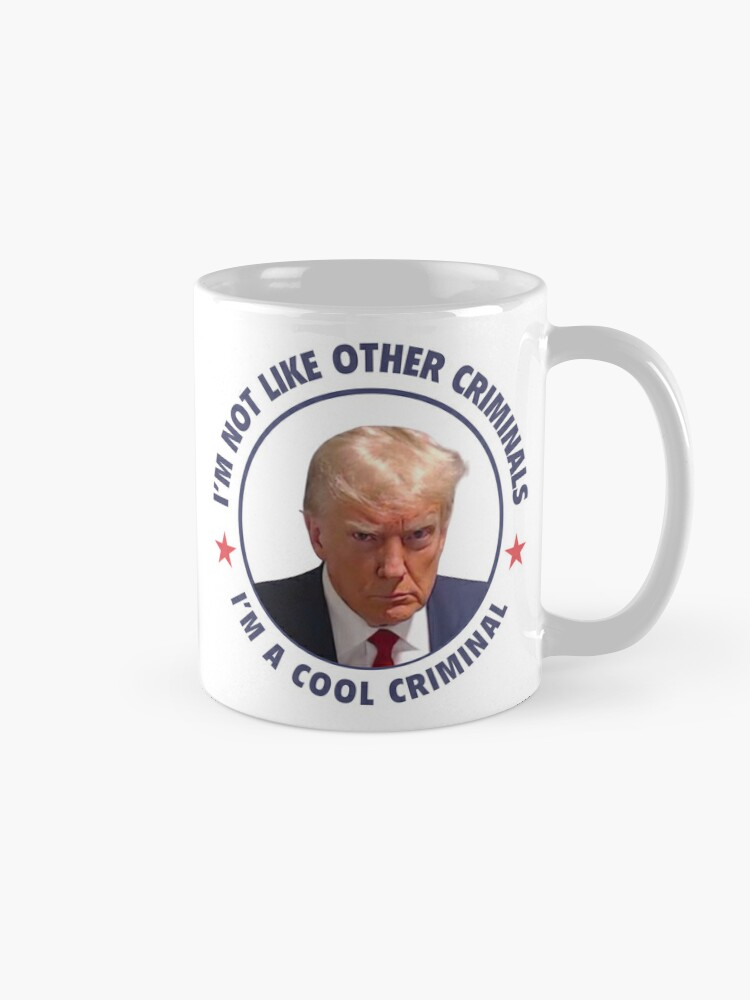 Disover Trump Mugshot Trump Indictment Trump Under Arrest Coffee Mug