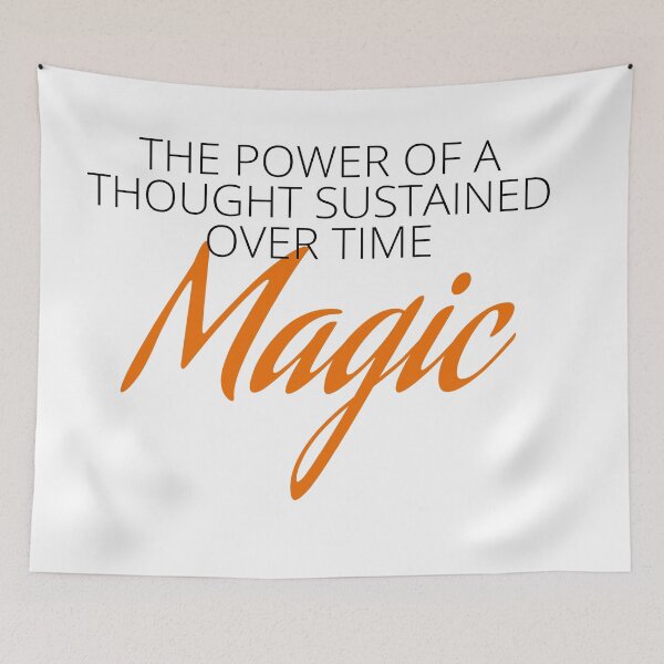 Item preview, The Power of a thought sustained over time - personal motivation designed and sold by Artsemg.