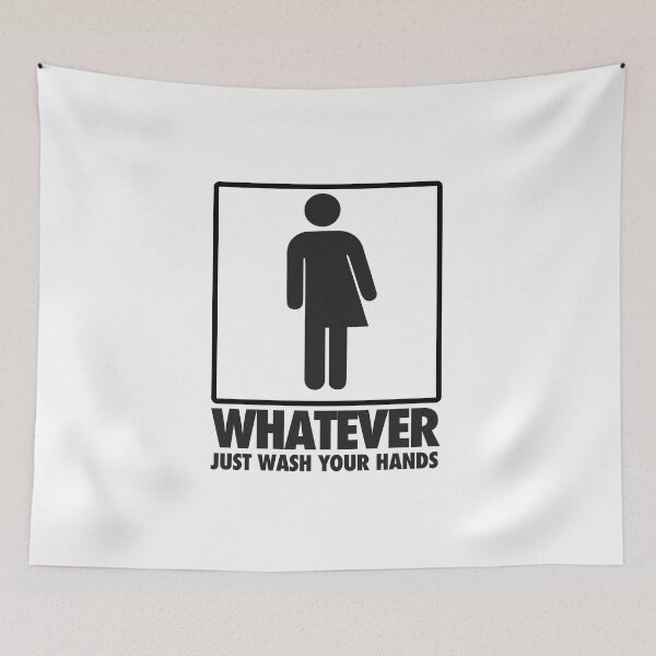 Item preview, Don't care which restroom you use, just wash your hands designed and sold by bullshirter.