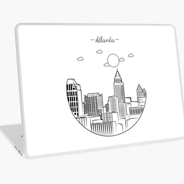 Item preview, Atlanta, Georgia City Skyline Silhouette designed and sold by Digital4youLk.