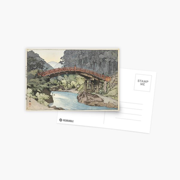 Hiroshi Yoshida - Sacred Bridge Postcard