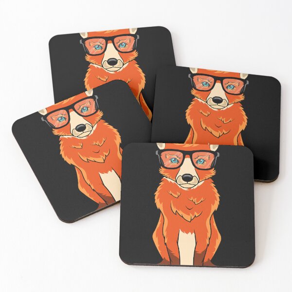 Item preview, Clever fox with glasses forest sweet gift designed and sold by MaryamWeimann.