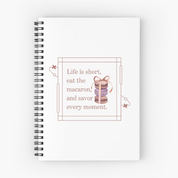 Item preview, Life is short, eat the macaron, and savor  every moment designed and sold by shopfindingbeni.