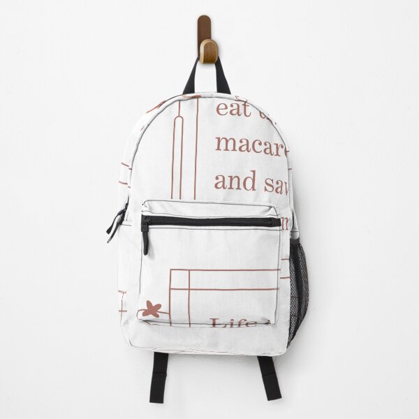 Item preview, Life is short, eat the macaron, and savor  every moment designed and sold by shopfindingbeni.
