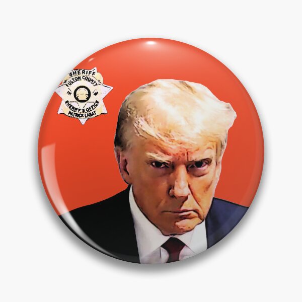 Item preview, Trump mugshot - Orange Menace designed and sold by Thelittlelord.