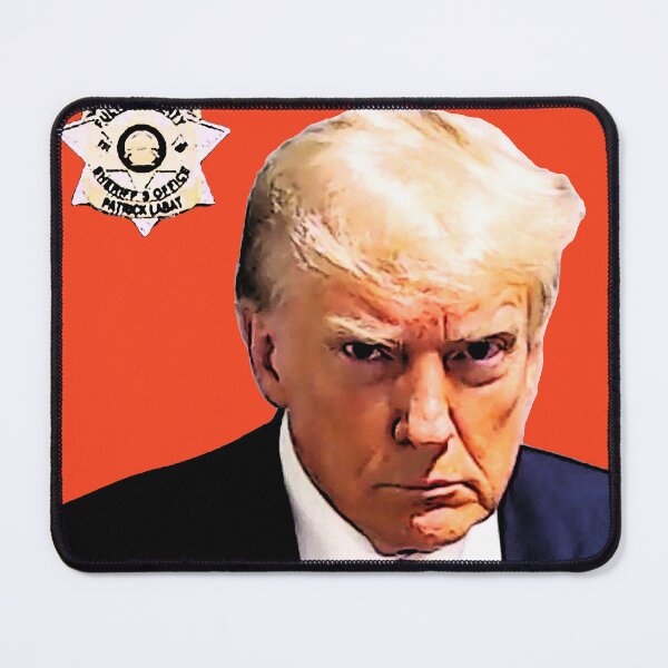 Item preview, Trump mugshot - Orange Menace designed and sold by Thelittlelord.
