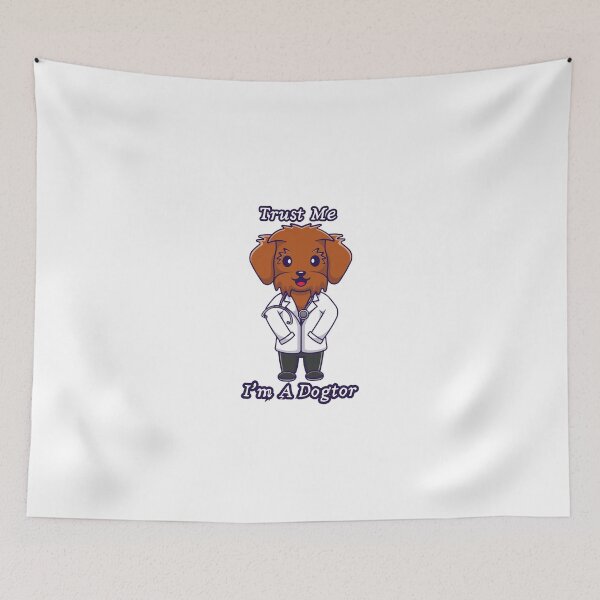 Item preview, Cute Maltipoo Dog Dogtor Cartoon designed and sold by Heart Stamp.