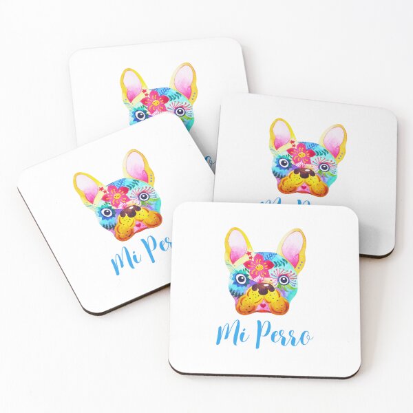 Item preview, Frenchie Dog, Mi Perro Design, Flower Dog designed and sold by ScruffyBlonde.