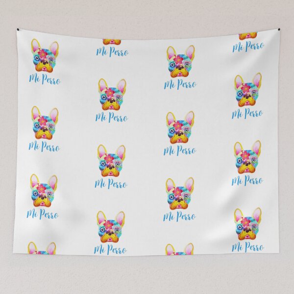 Item preview, Frenchie Dog, Mi Perro Design, Flower Dog designed and sold by ScruffyBlonde.