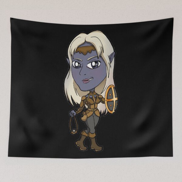 Item preview, Baldur's Gate - Viconia the Cleric Drow designed and sold by EnglandBoutiq.