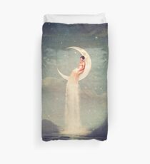 Moon River Lady Duvet Cover