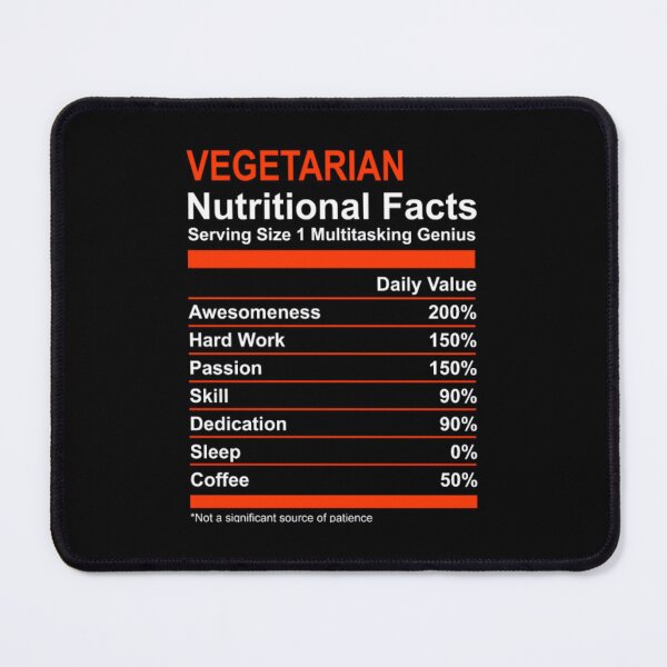 Item preview, Nutritional Facts Vegetarian 		 designed and sold by gqqqbibyczs31.