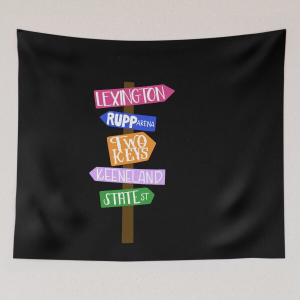 Item preview, University of Kentucky direction post designed and sold by daliyah-napoli.