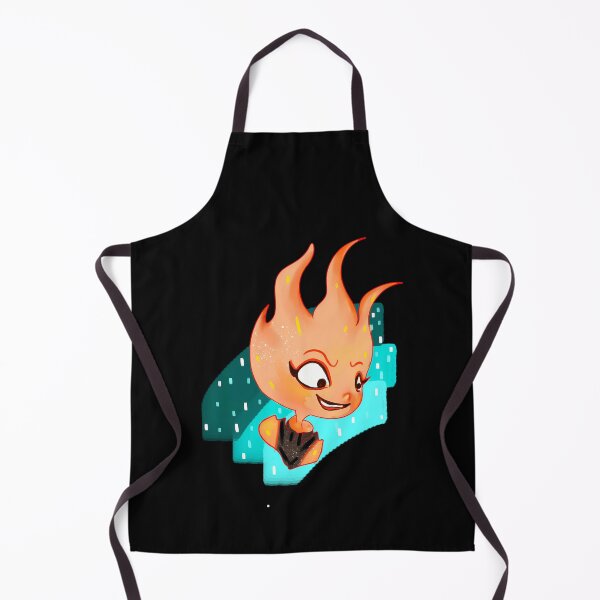 Item preview, Elemental Ember Blue background sticker designed and sold by SisterHaplo.