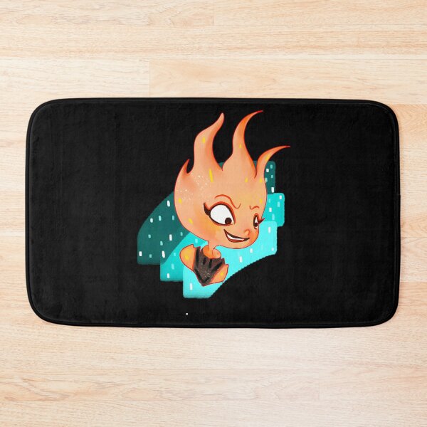Item preview, Elemental Ember Blue background sticker designed and sold by SisterHaplo.
