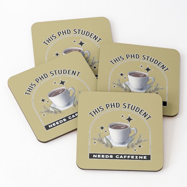 Item preview, This PhD Student Needs Caffeine - Coffee is magic designed and sold by SallySunday.