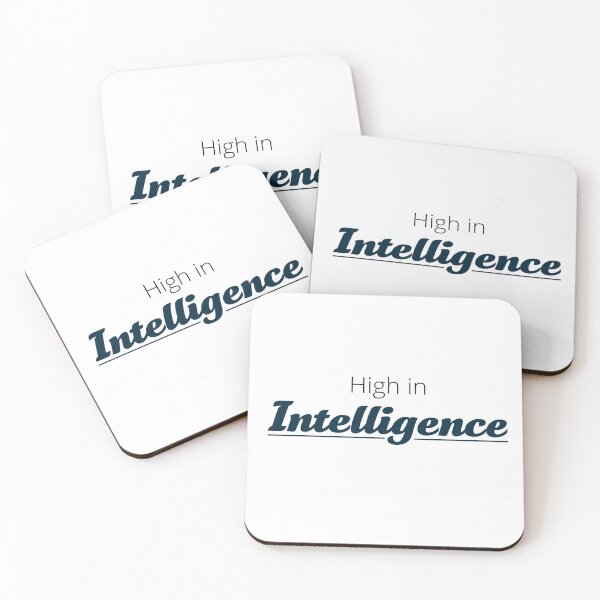 Item preview, High in Intelligence Black designed and sold by Artsemg.