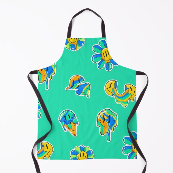 Item preview, Teal Groovy Smiley Hippie designed and sold by MaiZephyr.