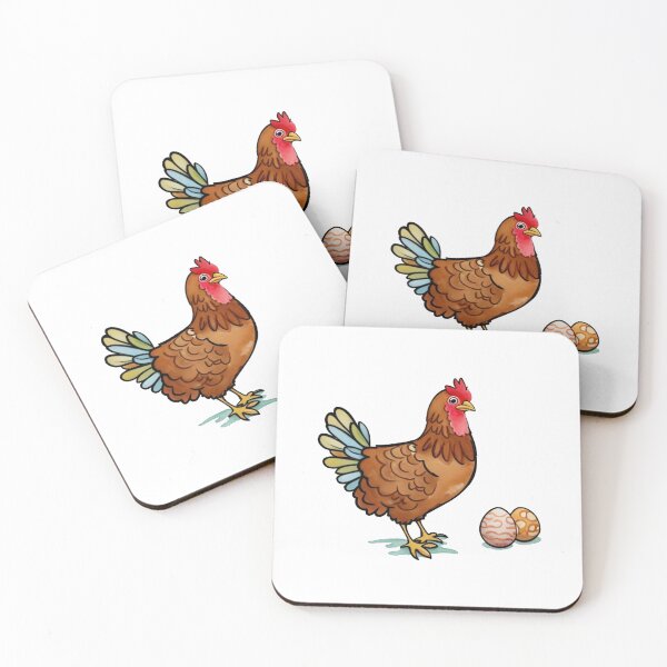 Item preview, Easter Egger Hen Sticker designed and sold by culasse06.