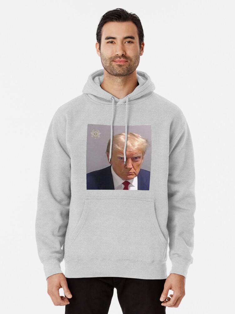 Thumbnail 1 of 5, Pullover Hoodie, Trump Mugshot Shirt designed and sold by The-Smoke-Shed.