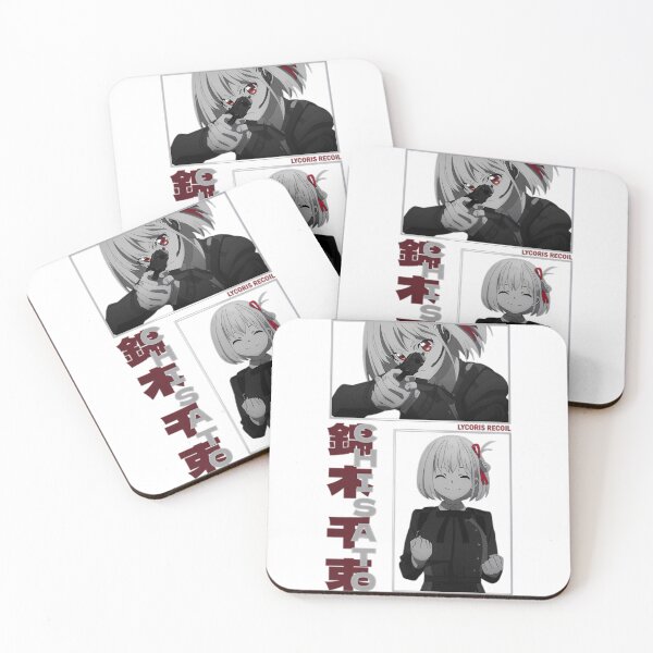 Item preview, Chisato Nishikigi Black and White Panel Lycoris Recoil designed and sold by YesterdayCharl.