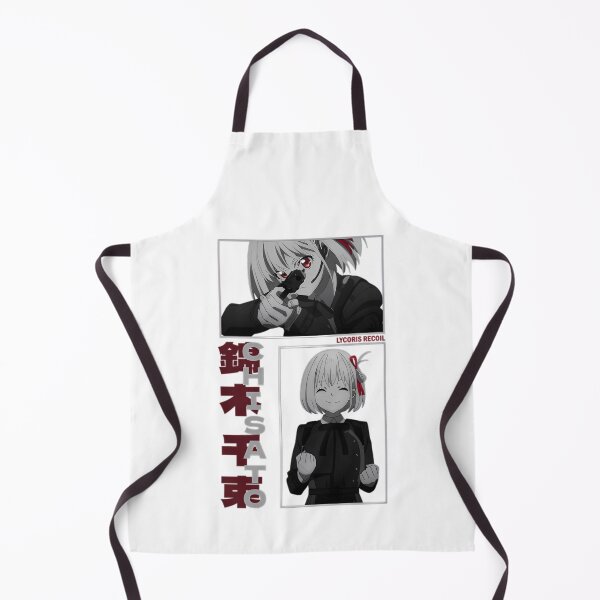 Item preview, Chisato Nishikigi Black and White Panel Lycoris Recoil designed and sold by YesterdayCharl.