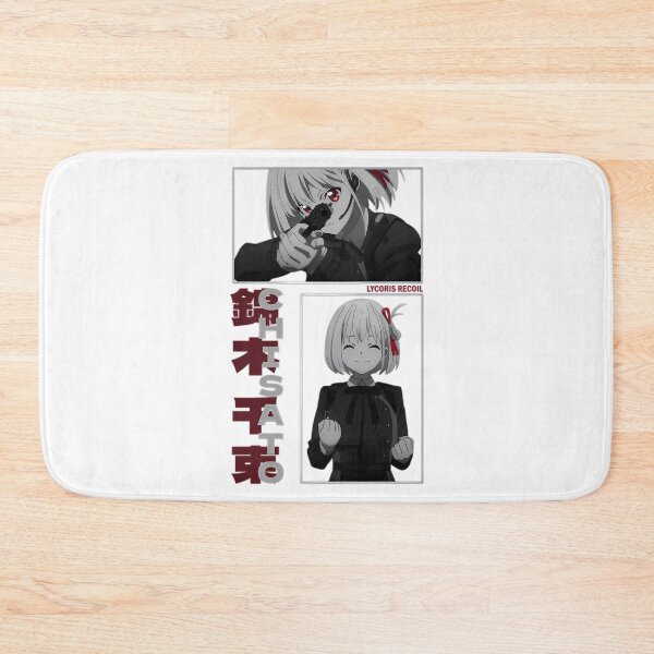 Item preview, Chisato Nishikigi Black and White Panel Lycoris Recoil designed and sold by YesterdayCharl.