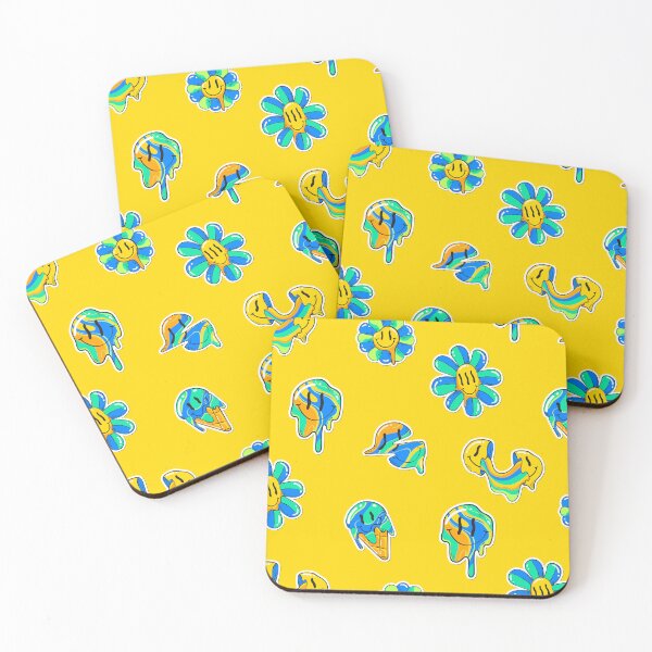 Item preview, Yellow Smiley Hippie designed and sold by MaiZephyr.