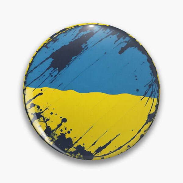 Artikelvorschau, Spritzkunst mit ukrainischer Flagge entworfen und verkauft von Dr-Kane.
