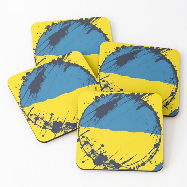 Artikelvorschau, Spritzkunst mit ukrainischer Flagge entworfen und verkauft von Dr-Kane.